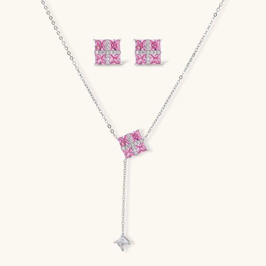 Pink Prism Cross Set